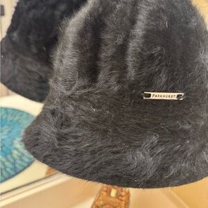 Parkhurst Black Faux Fur Hat